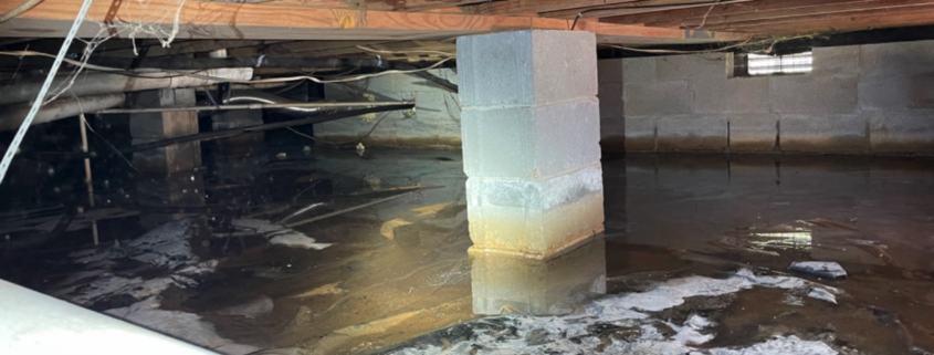 Crawl Space Inspection during Murfreesboro Home Inspection